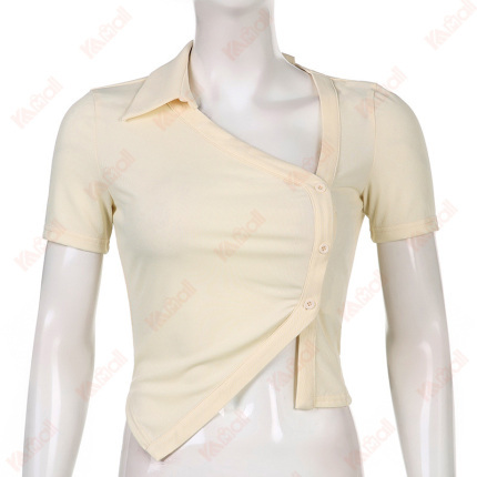 irregular short sleeve shirts